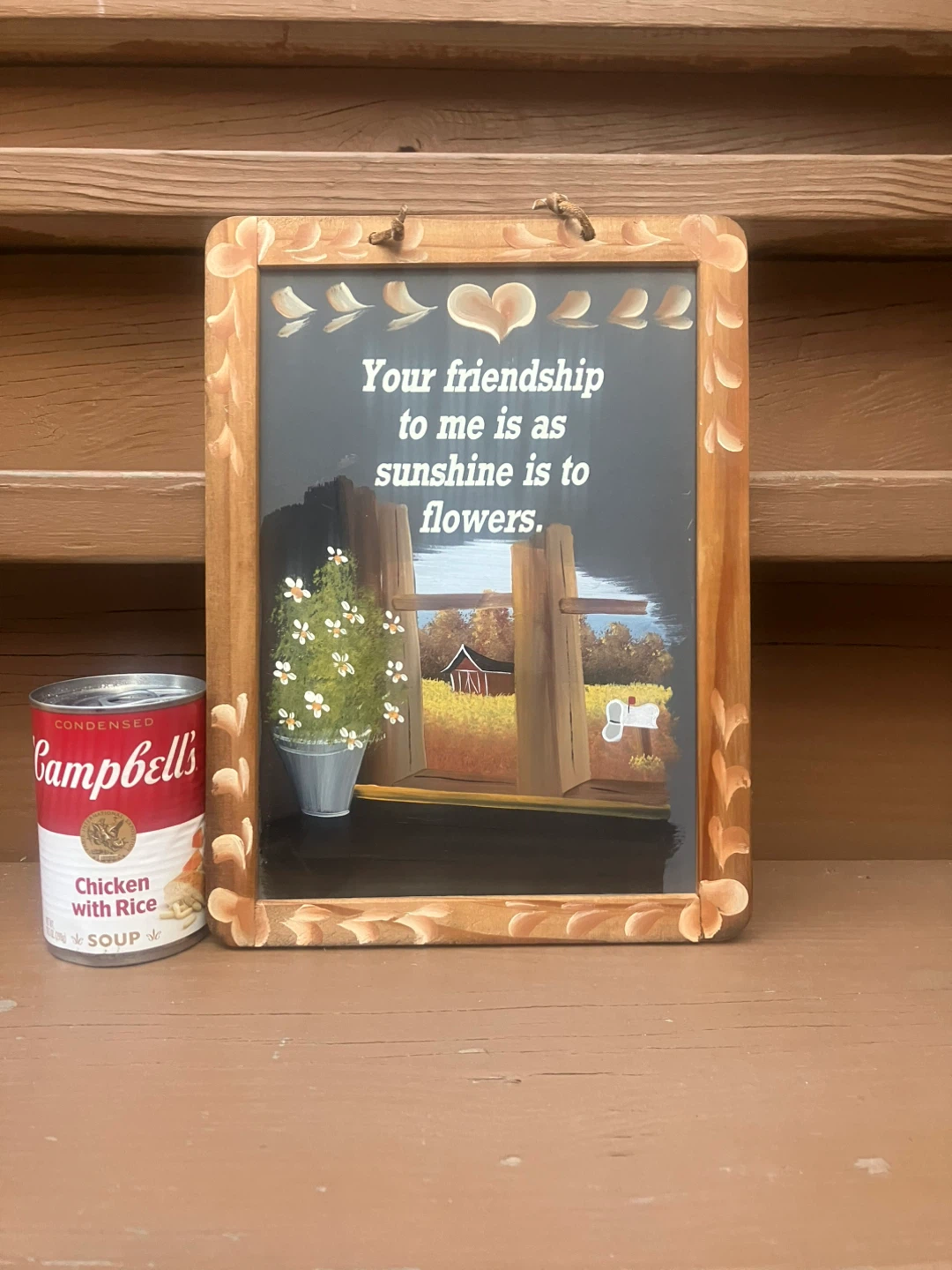 Hand-Painted Friendship Plaque - 8.5” x 11.5” - photo 5