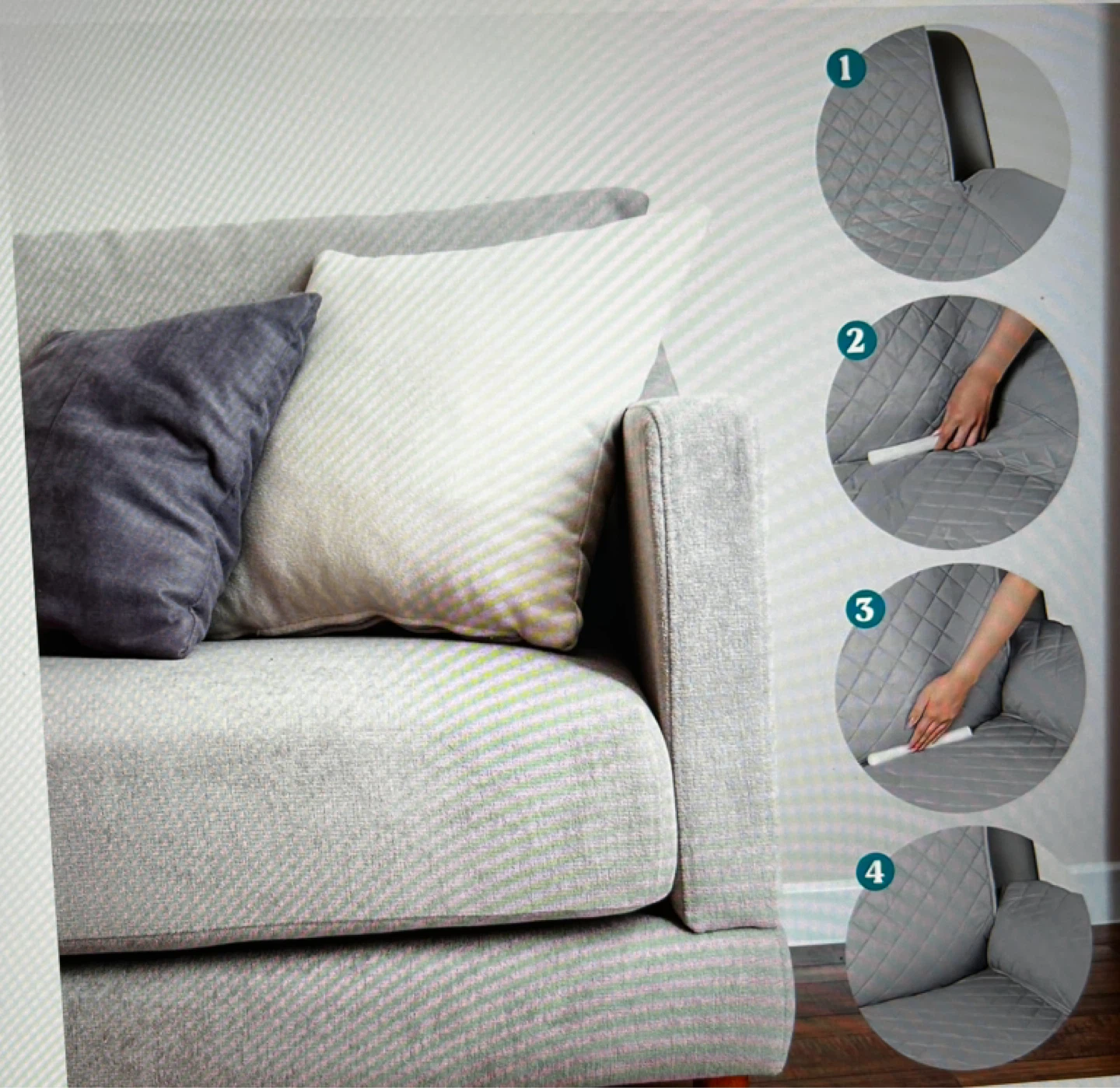 Set of 10 Sofa Crevice Cover Foam Inserts - photo 4