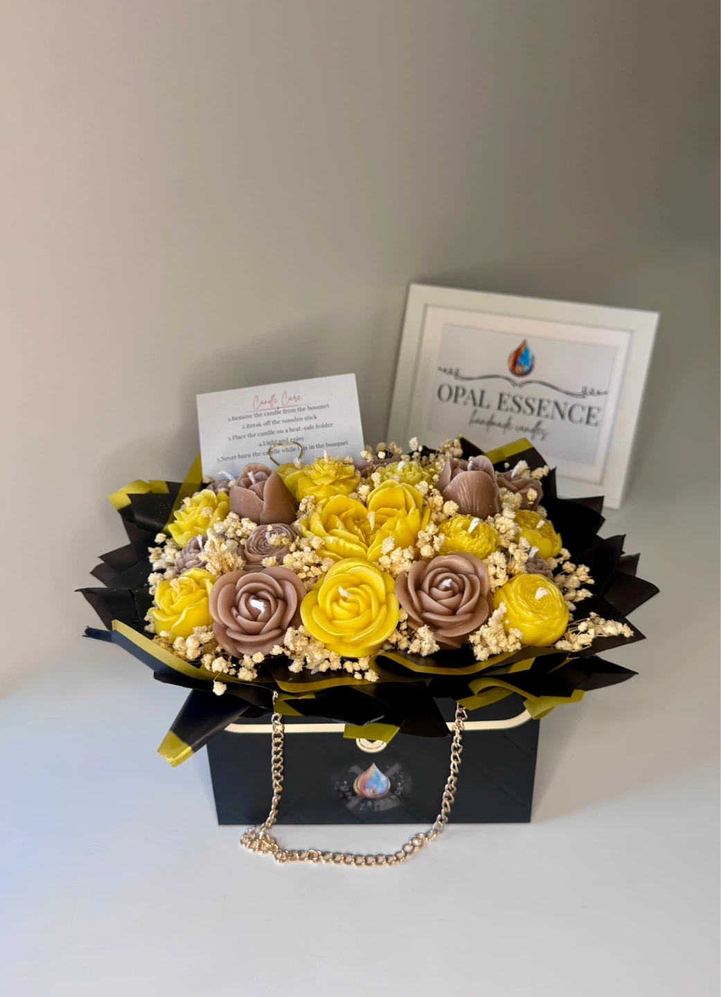 Handmade Candle Bouquet