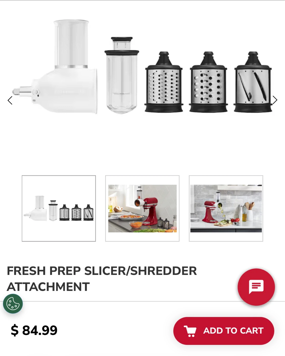 KitchenAid Fresh Prep Slicer/Shredder Attachment - photo 2