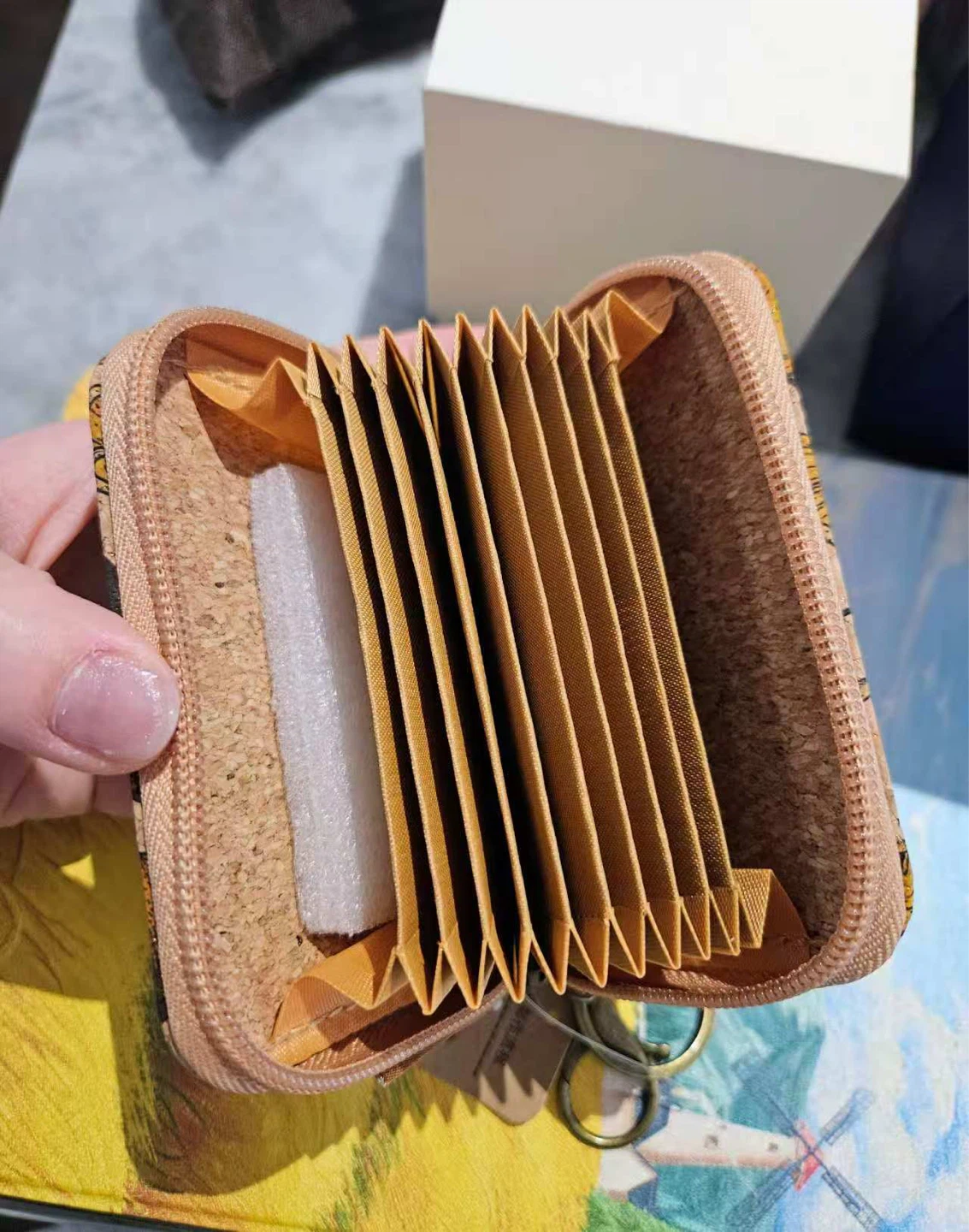 Orange Print Card Holder Wallet - NEED TO SELL EVERYTHING - photo 2