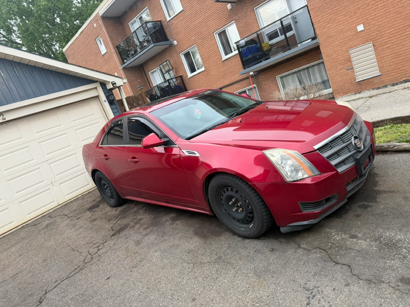 Red Cadillac CTS Sedan