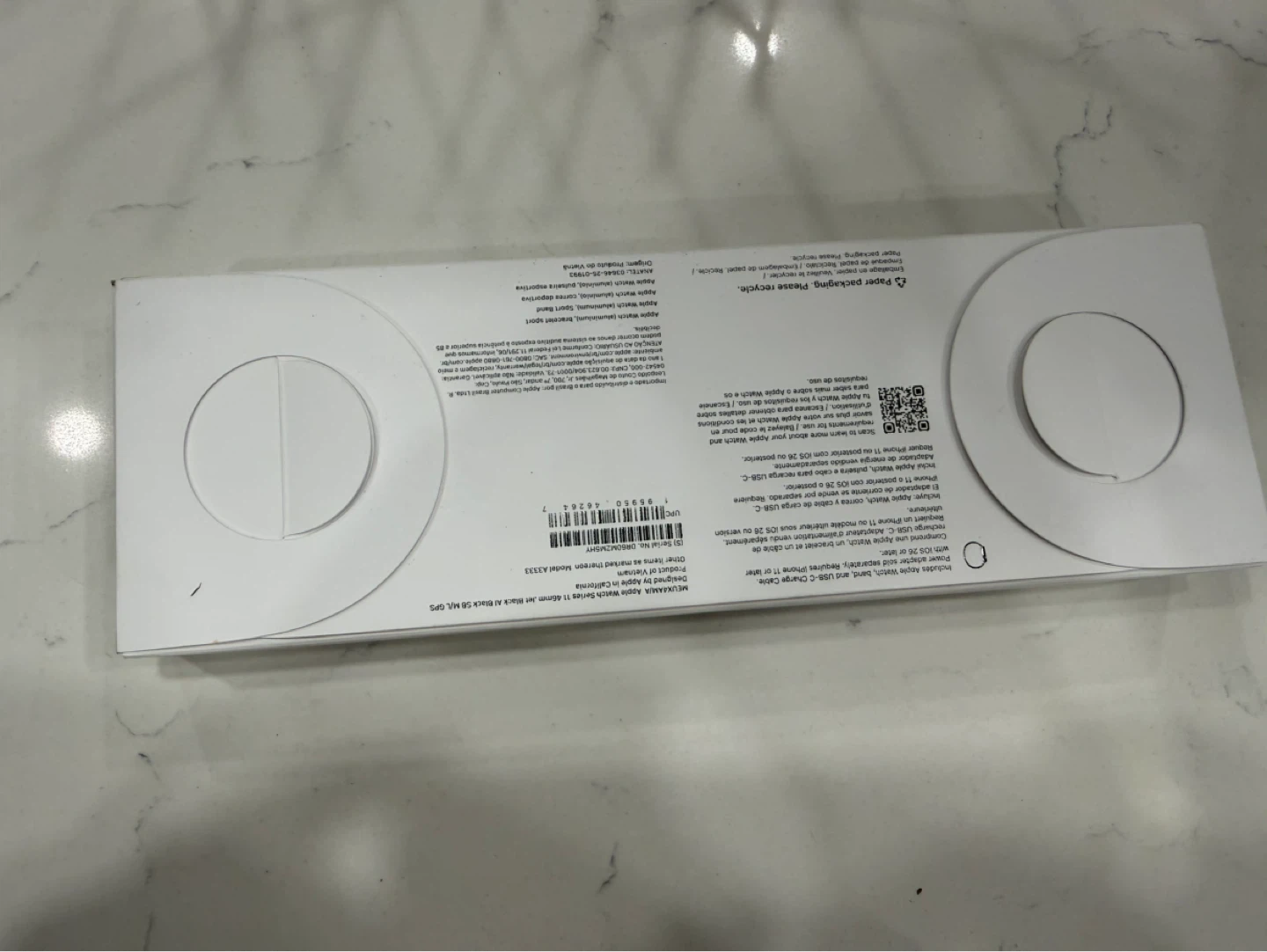 Apple Watch series 11 46mm Midnight Aluminium Case - photo 2