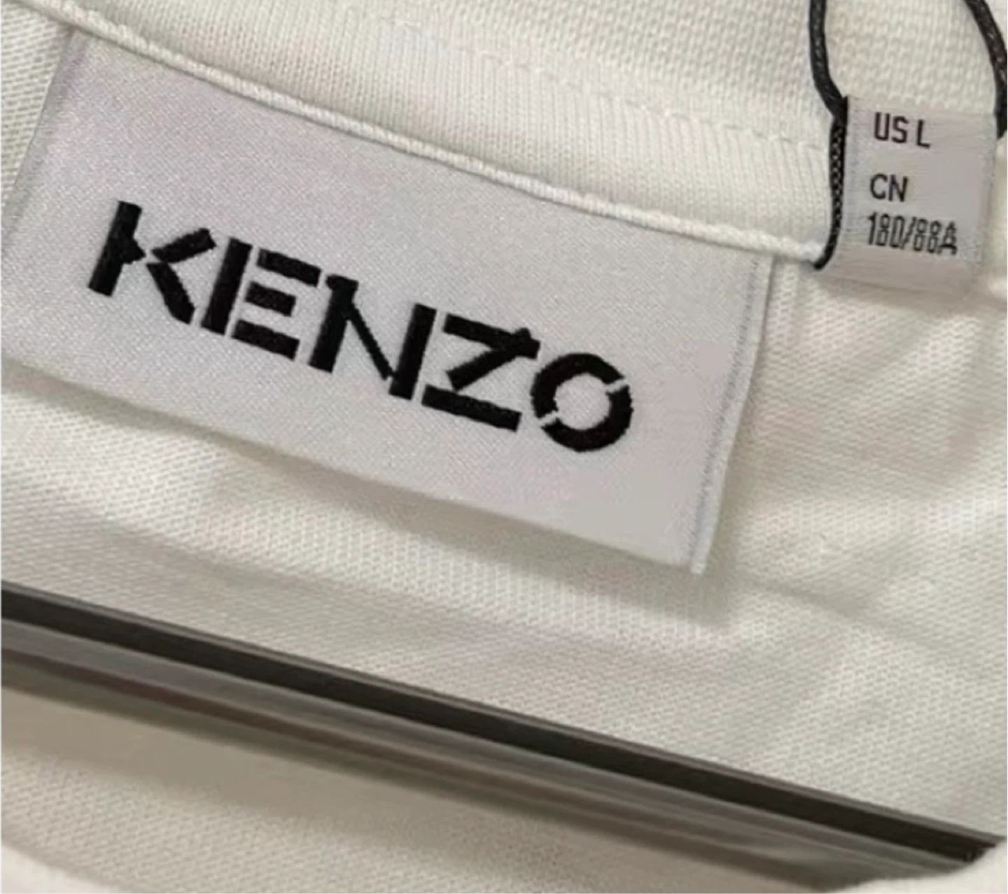 KENZO Tiger Graphic T-Shirt - White - Size L - photo 4