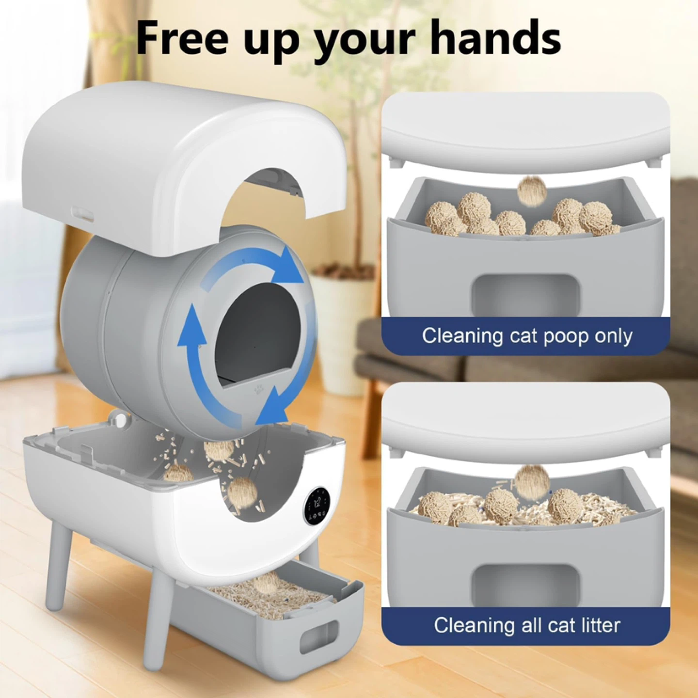 Automatic Cumrige Self Cleaning Litter Box - photo 3