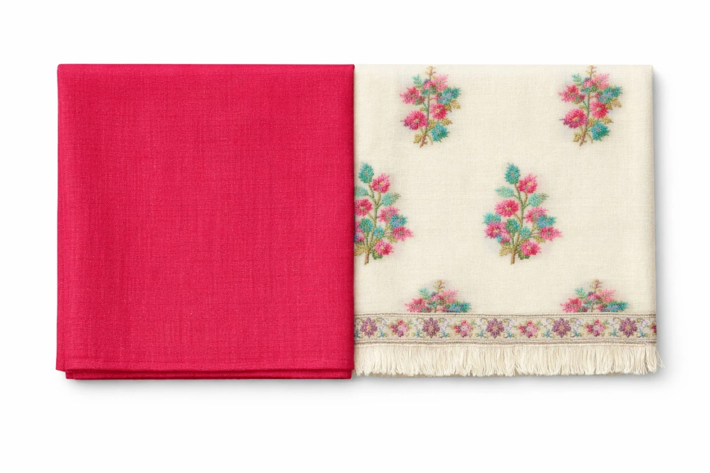 Assorted Embroidered Pashmina Shawls - photo 2