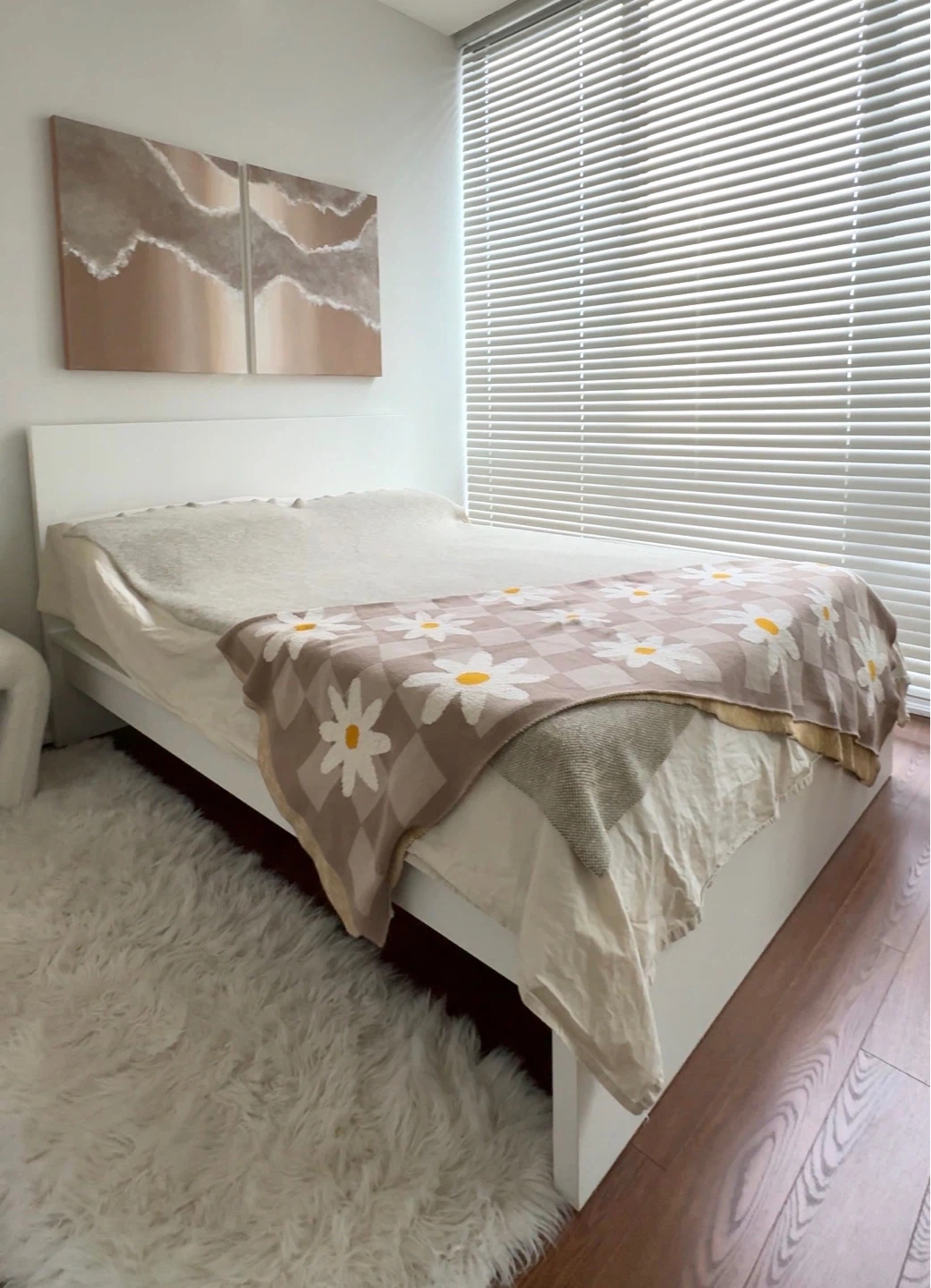 Ikea MALM bed frame white FULL