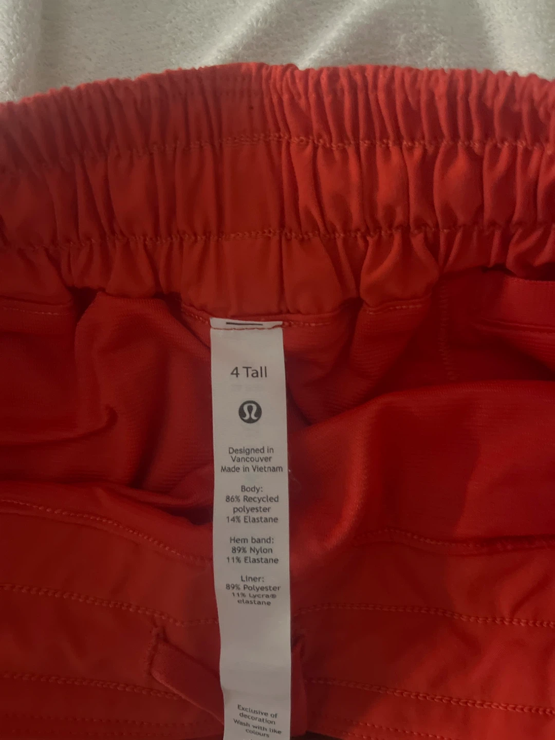 Lululemon Red Running Shorts - Size 4 Tall - photo 3