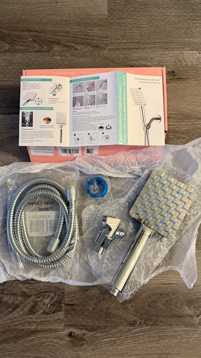 Filtered Shower Head Set