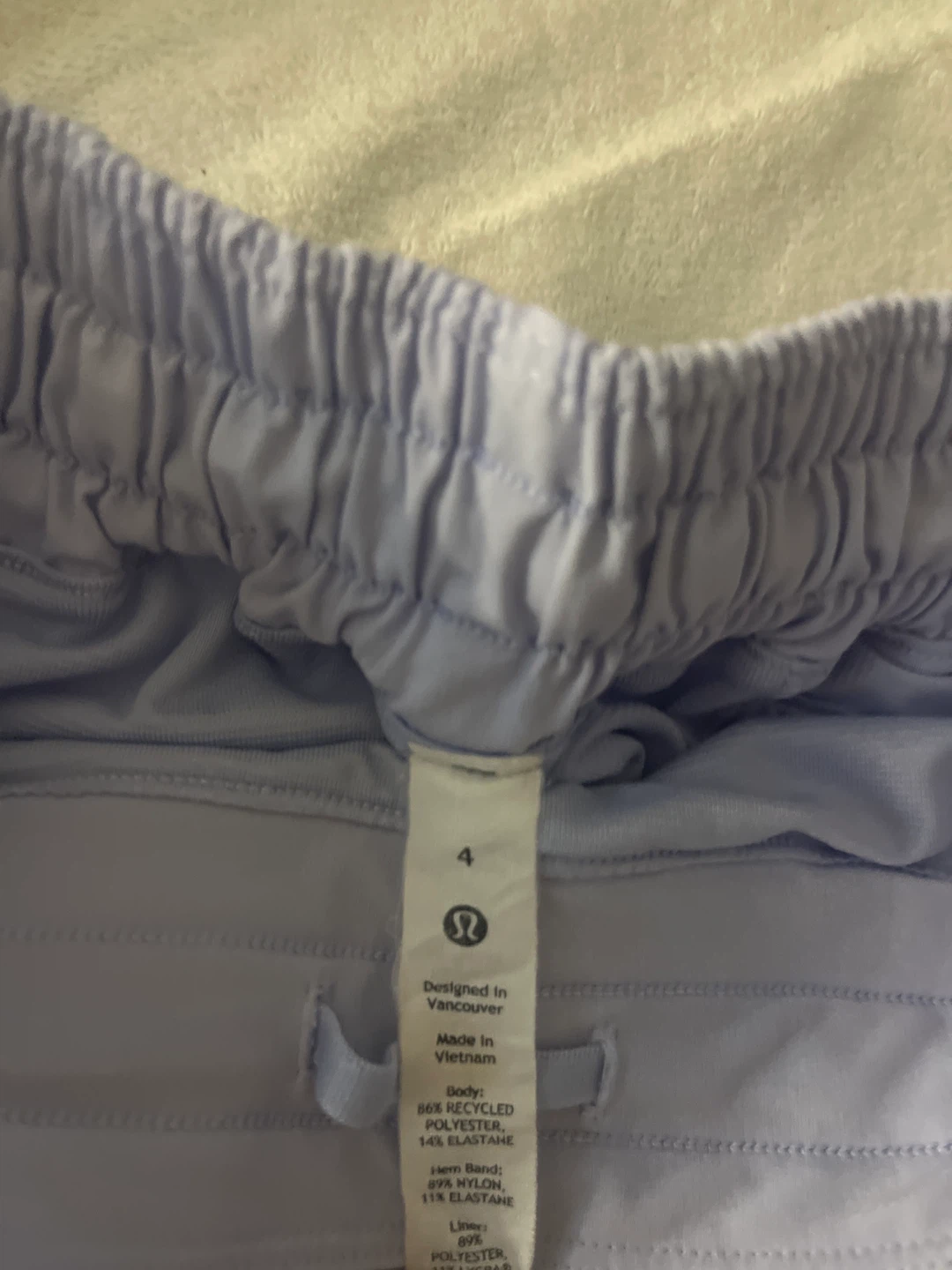 Lululemon Running Shorts Size 4 Periwinkle - photo 3