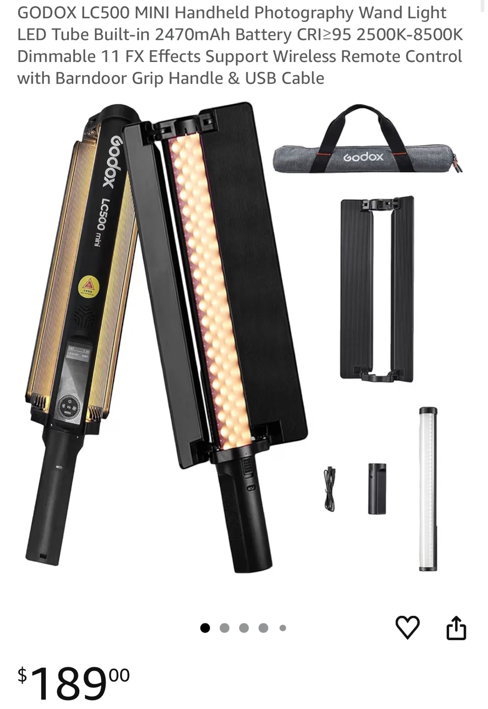 Godox LC500 Mini LED Light Stick
