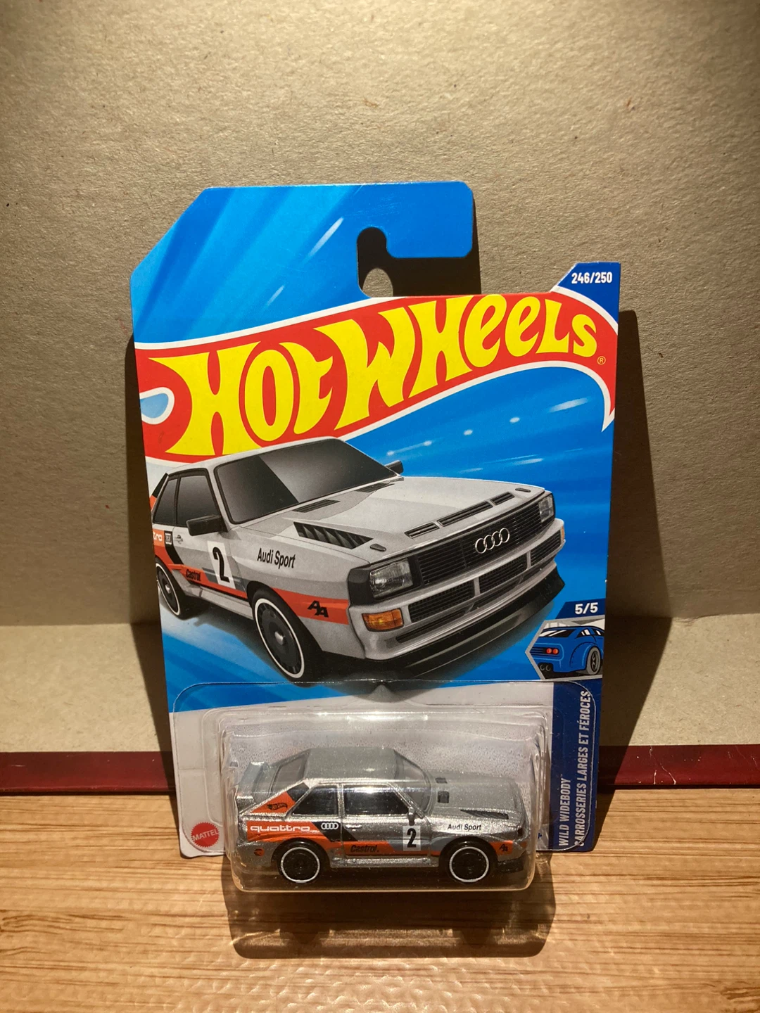 Hot Wheels / 84 Audi Sport Quattro / Silver