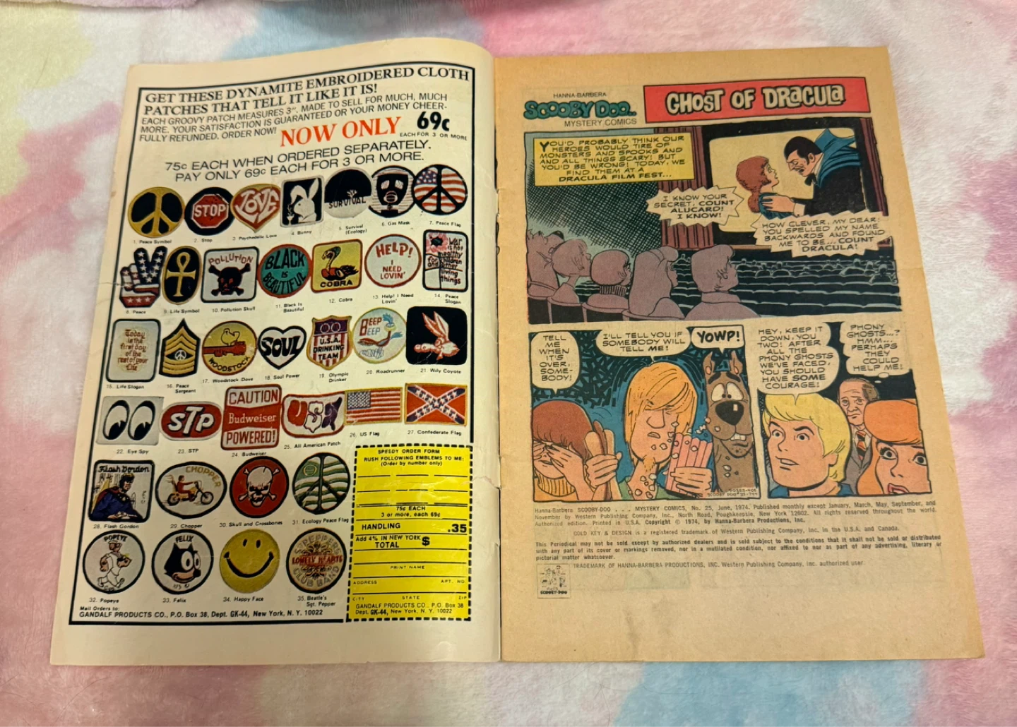 1974 Scooby Doo Mystery Comics The Ghost of Dracula Comic Book - photo 3