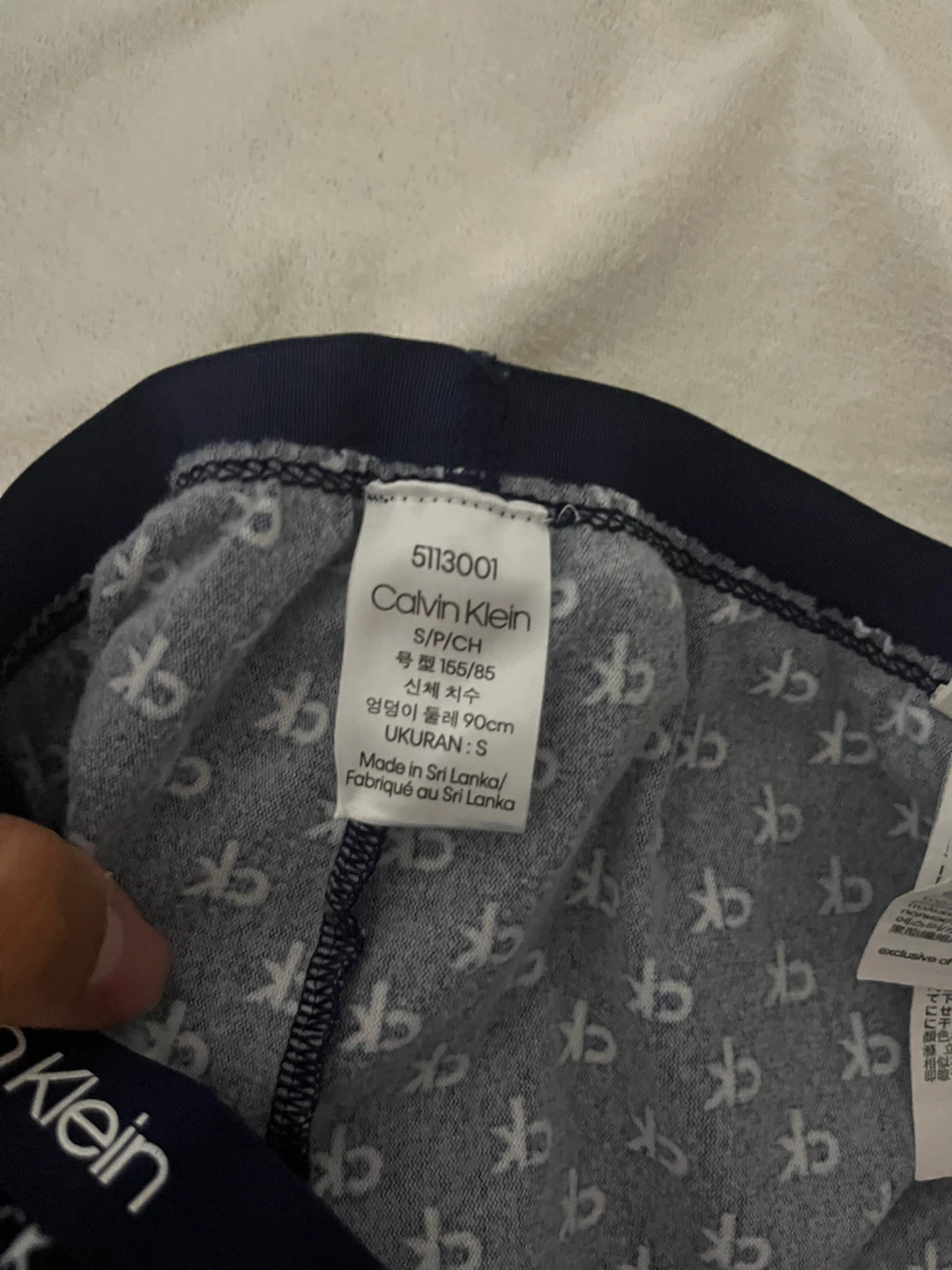 Calvin Klein Pyjama Pants - Navy monogram - photo 3