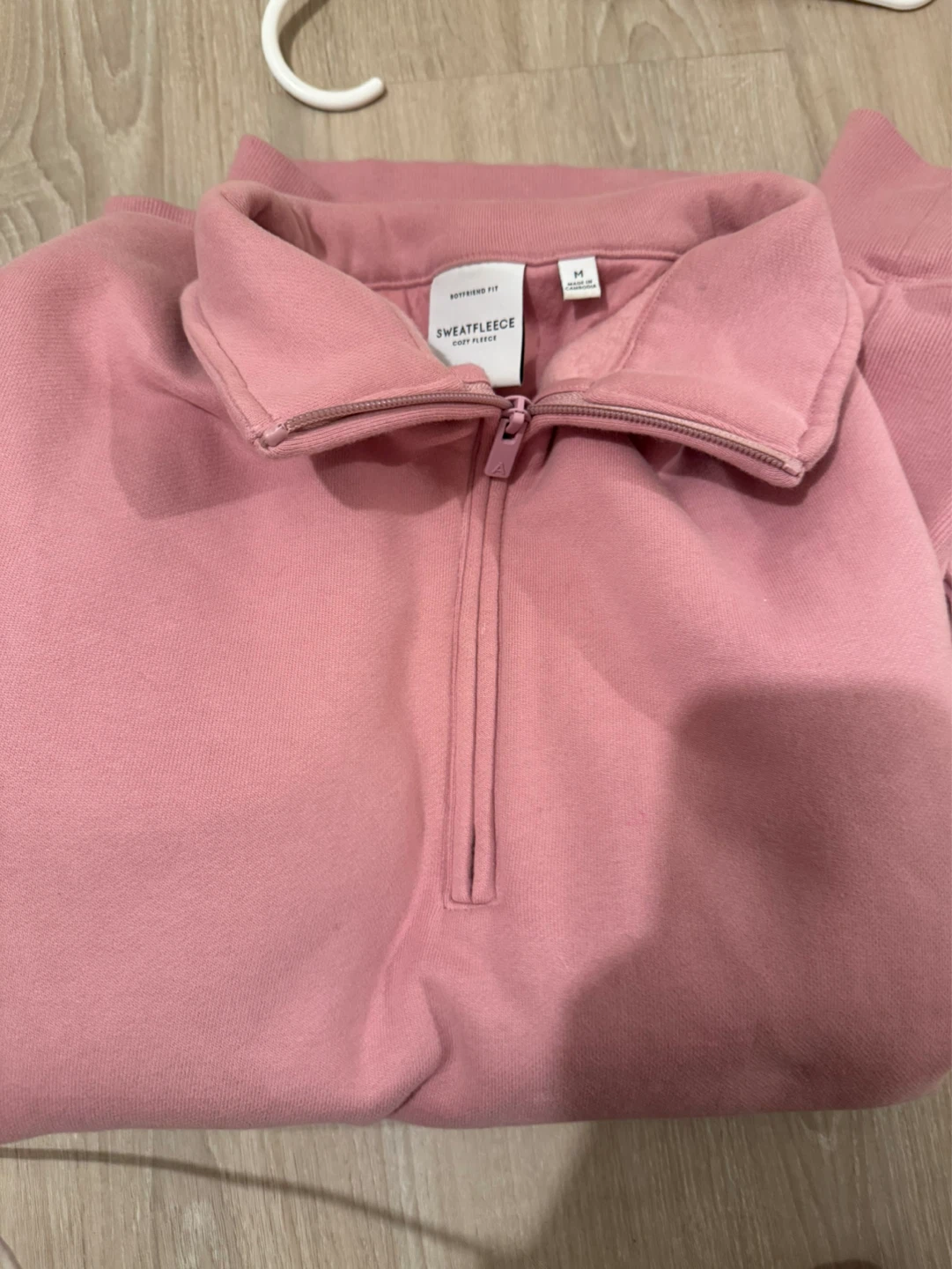 Aritzia Sweatfleece Cozy Fleece 1/4 Zip Sweater - photo 4