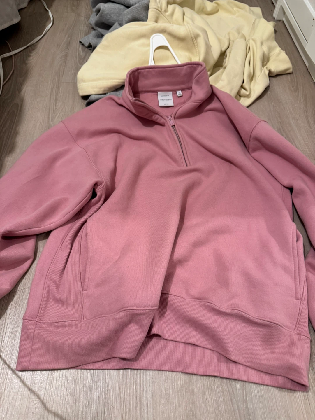 Aritzia Sweatfleece Cozy Fleece 1/4 Zip Sweater - photo 2