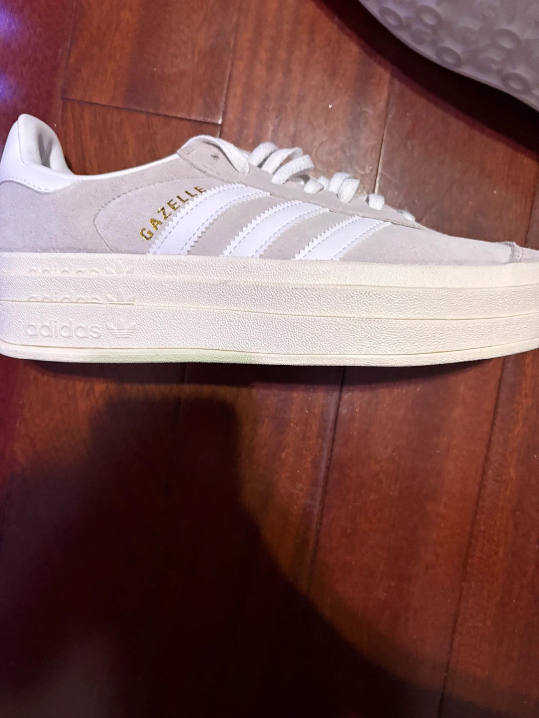 Woman’s Adidas Gazelle Platform Sneakers - photo 2
