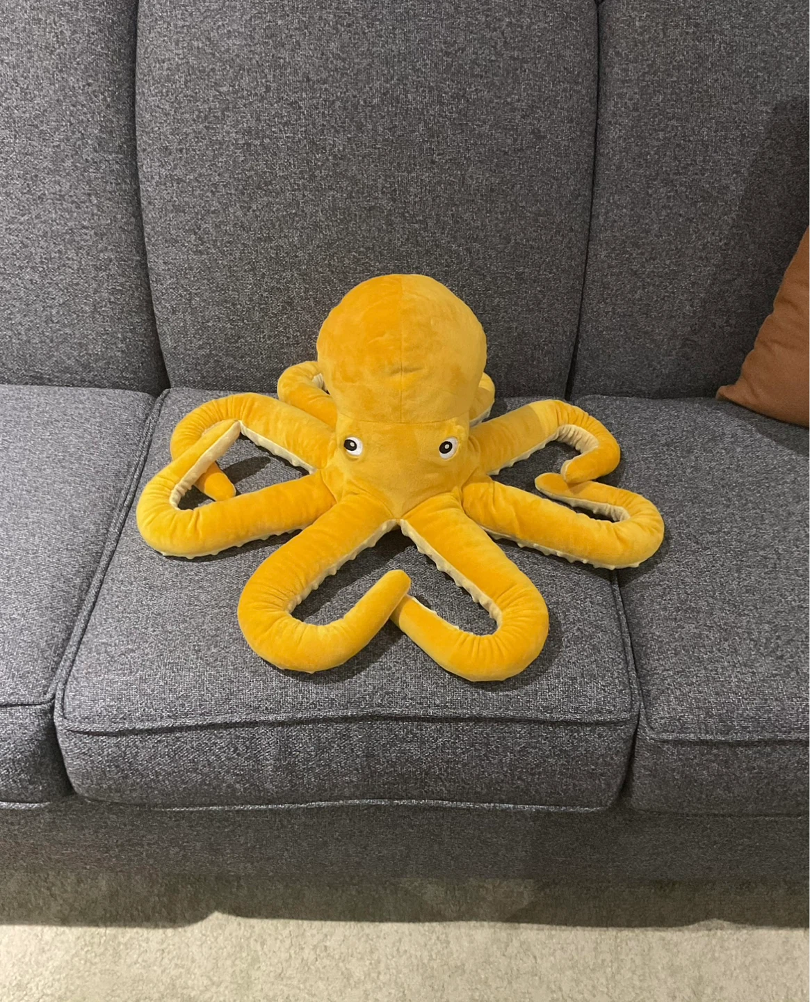 Yellow Plush Octopus Stuffed Animal - NEED TO SELL EVERYTHING