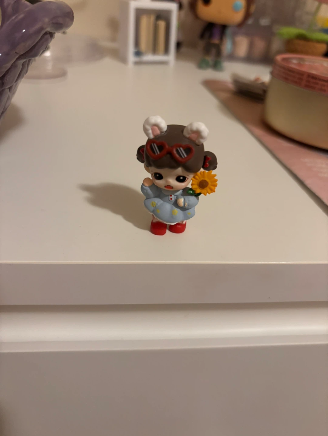 Cute Figurine with Flower