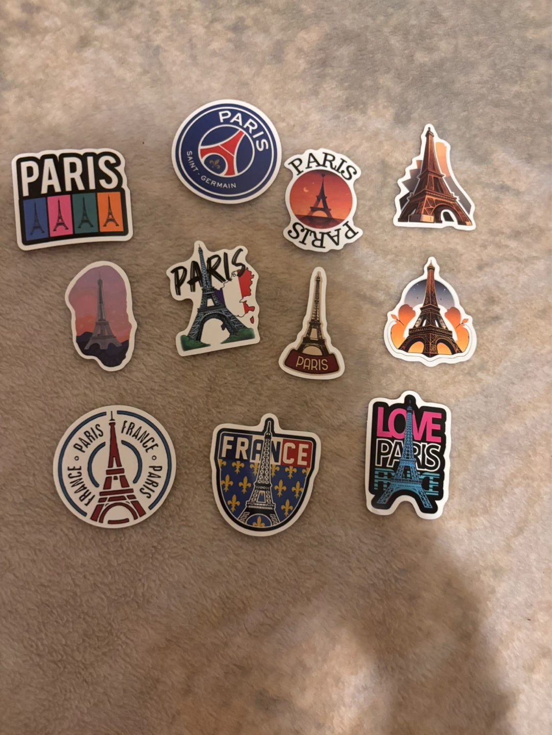 Paris Eiffel Tower Stickers
