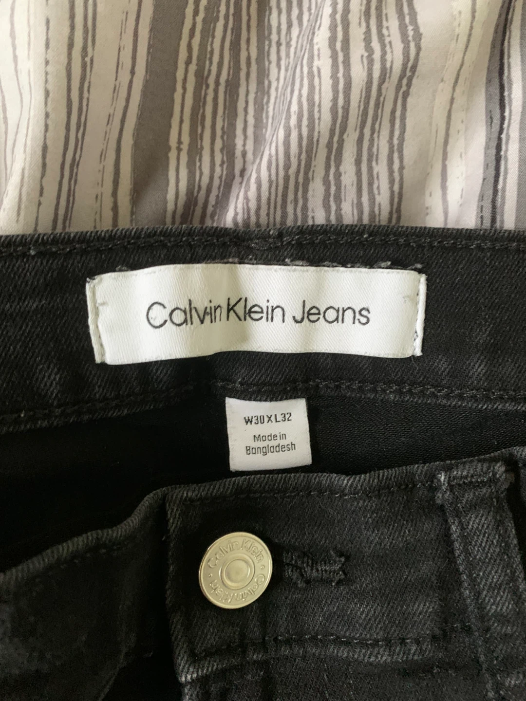 Calvin Klein Jeans Black Denim Pants - photo 3