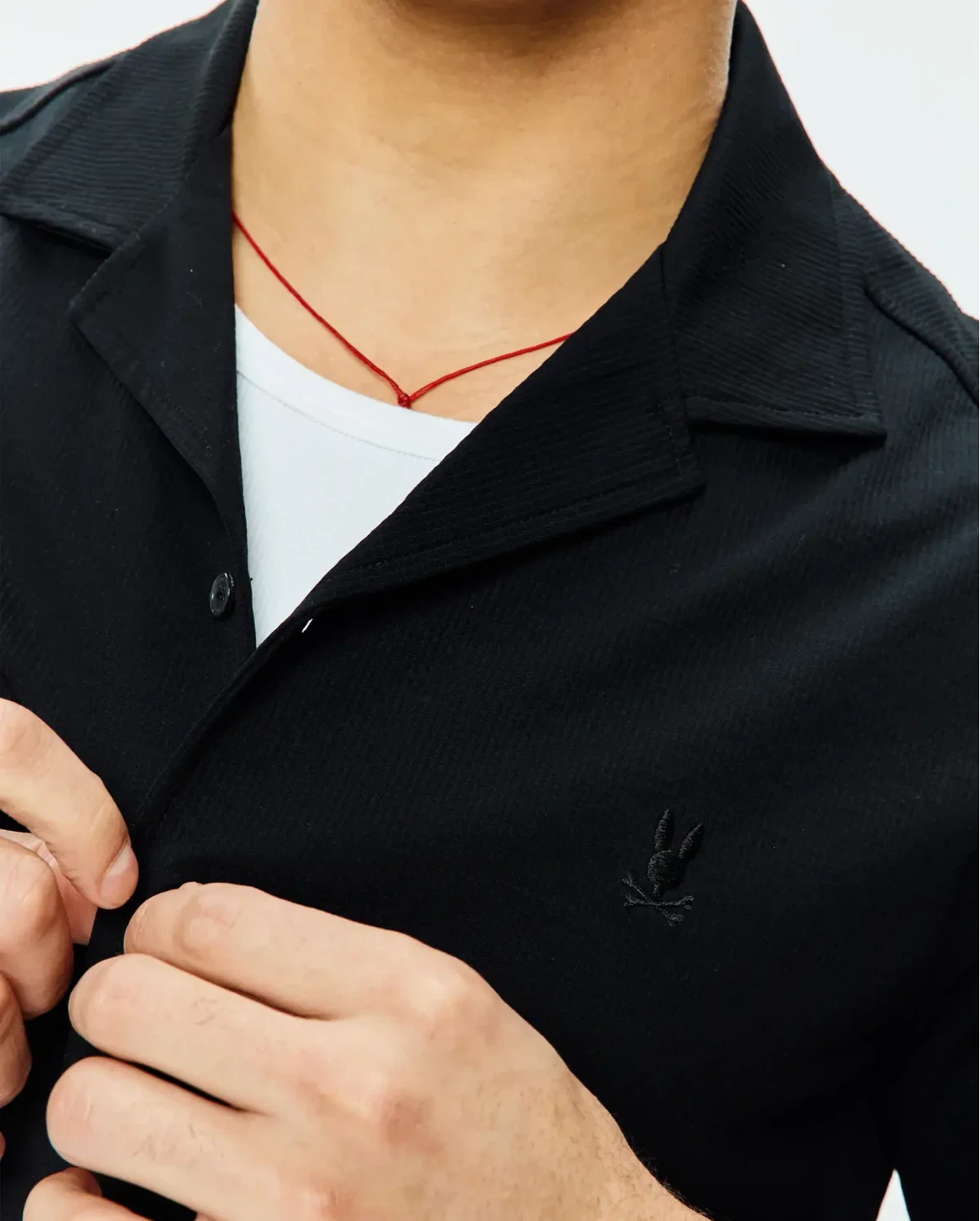 Psycho Bunny Jaime Knit Collar Shirt - photo 2