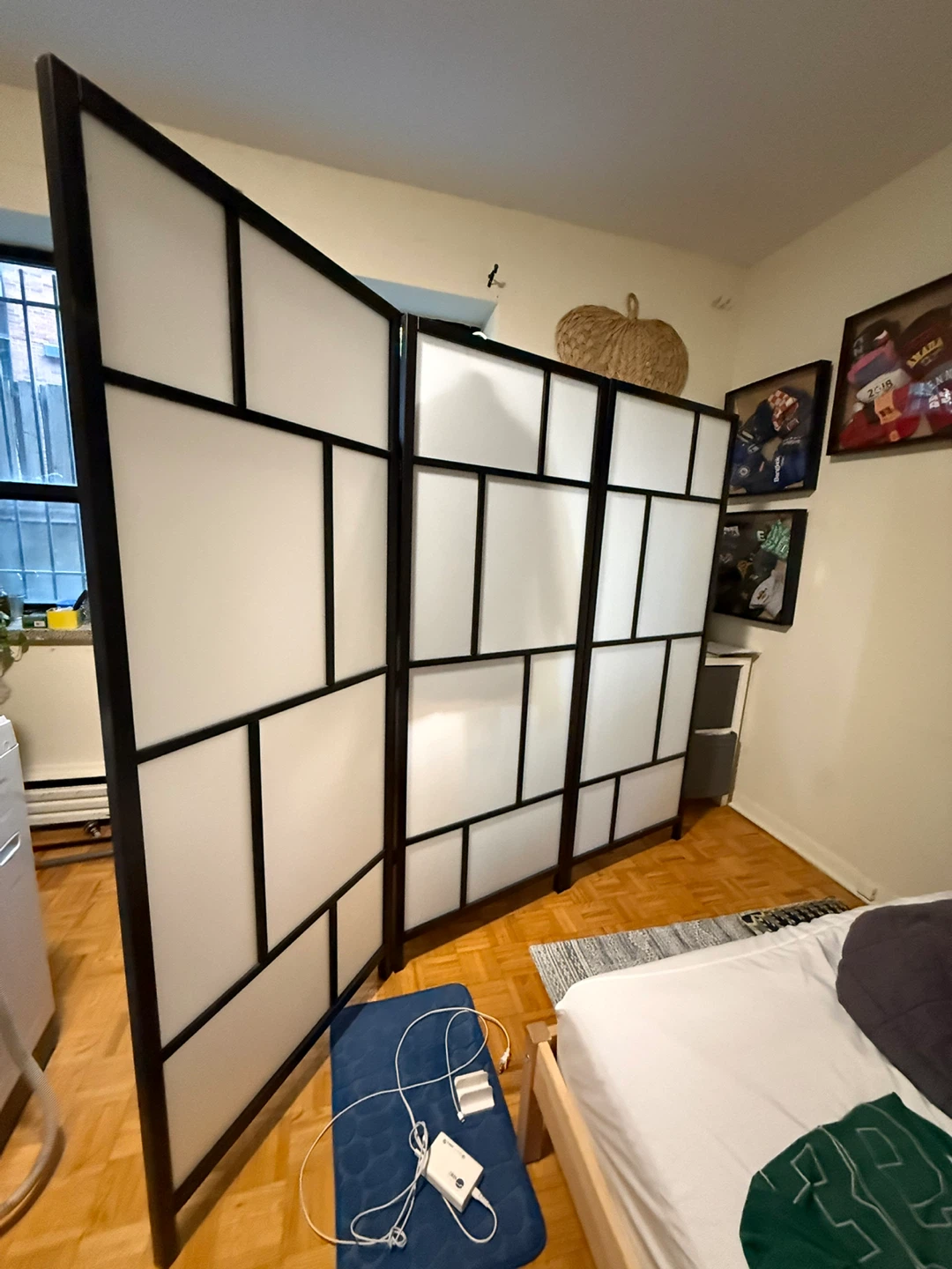 IKEA RISÖR Room Divider White/Black
