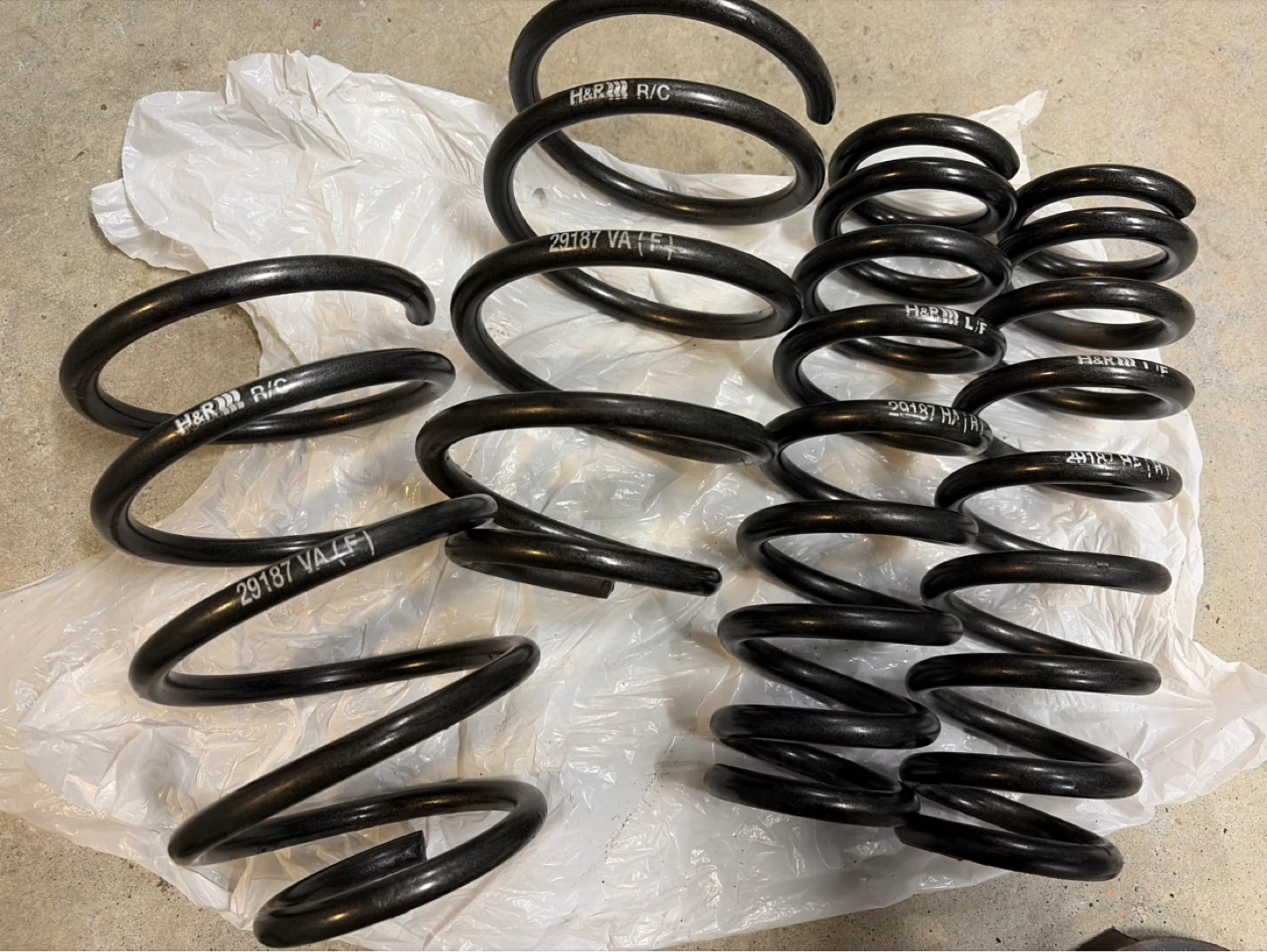 H&R Sport Lowering Springs for BMW Part #29187