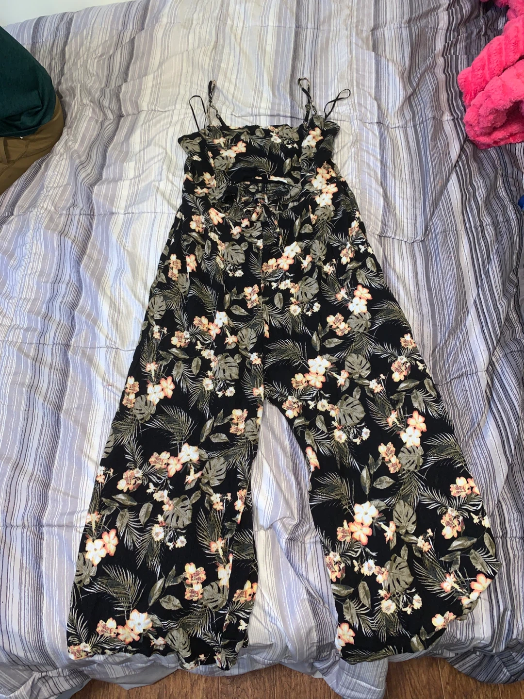Floral Wide Leg Jumpsuit