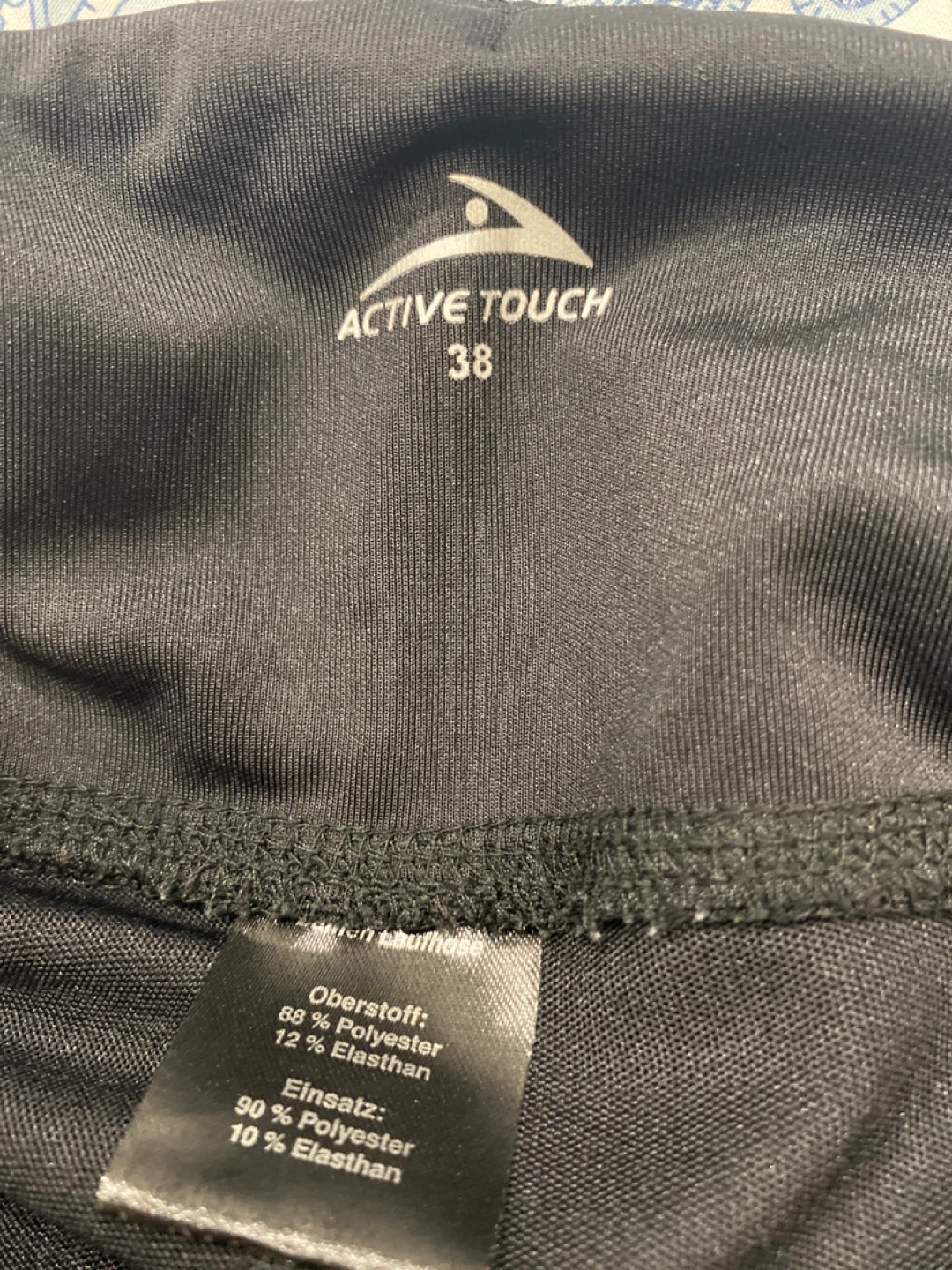 Active Touch Black Running Tights Size 38 - photo 4