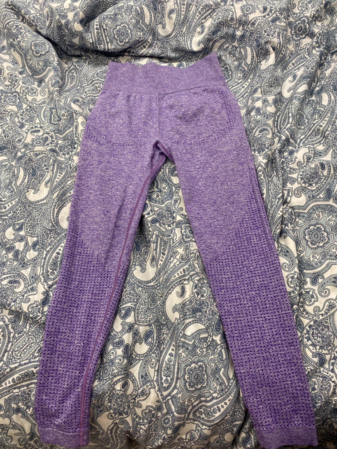 Purple Seamless Workout Leggings - photo 2