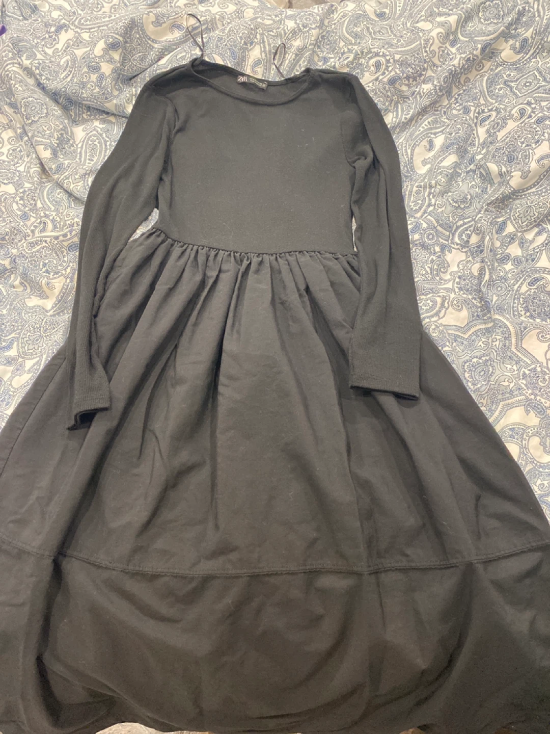 Black ZARA Long Sleeve Dress - Size S