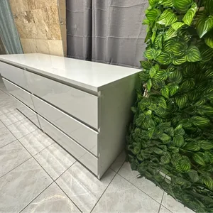 white ikea 6 drawer dresser Amazon Modern 6-Drawer The stained pine makes the surface of the chest of drawers more durable and easier to care for and maintain White Coastal Dresser: An Easy