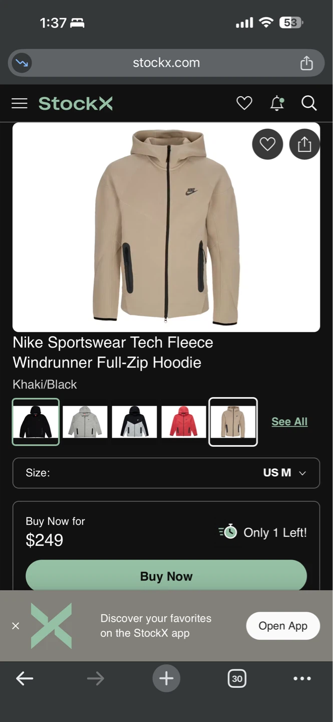 Nike Sportswear Tech Fleece Windrunner