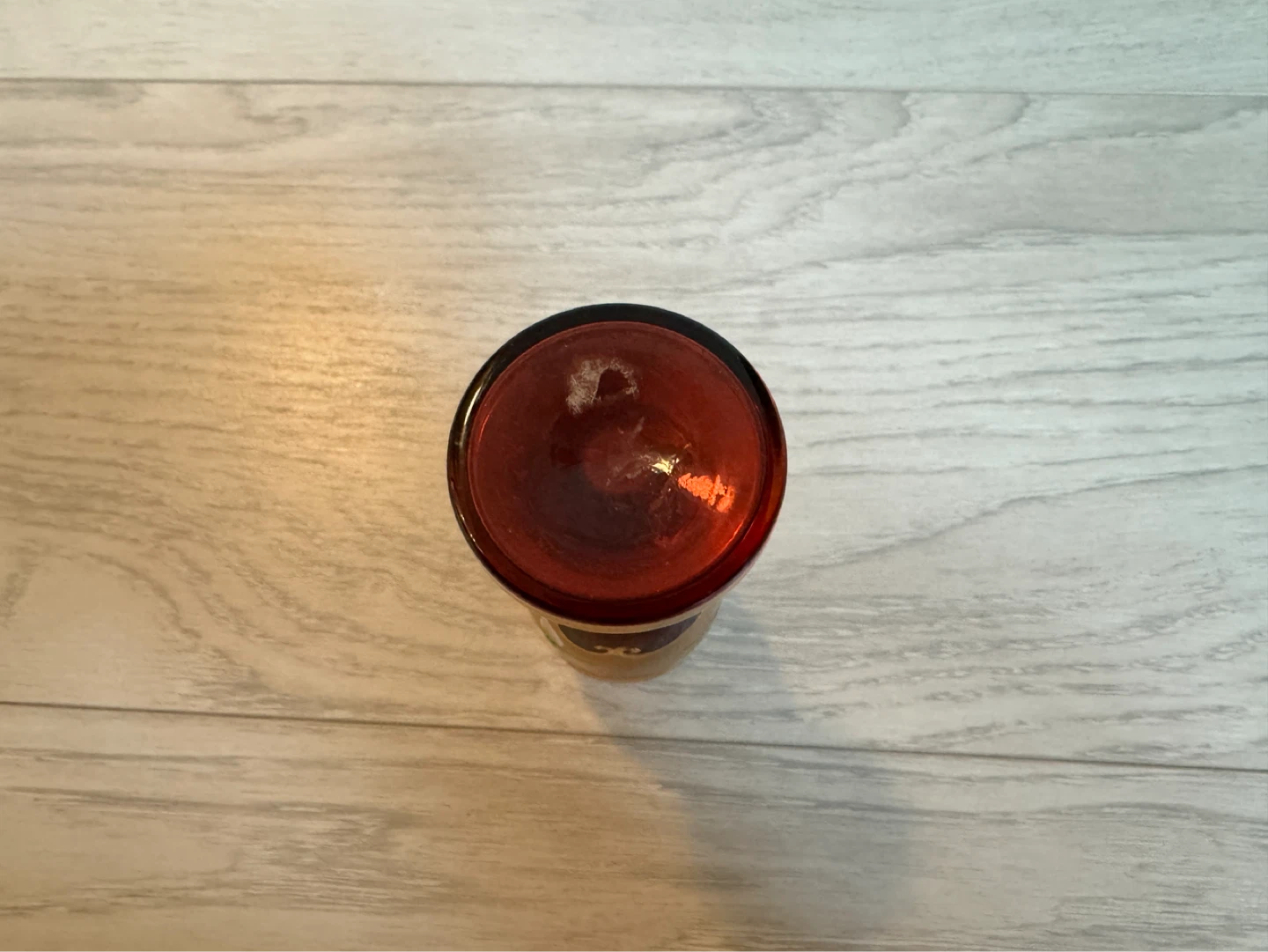 Vintage Murano Venice Ruby Hand-Painted Miniature Vase - photo 2