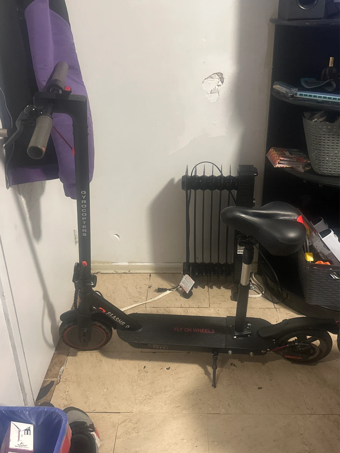 Gyrocopter Flash 5.0 Electric Scooter with Seat