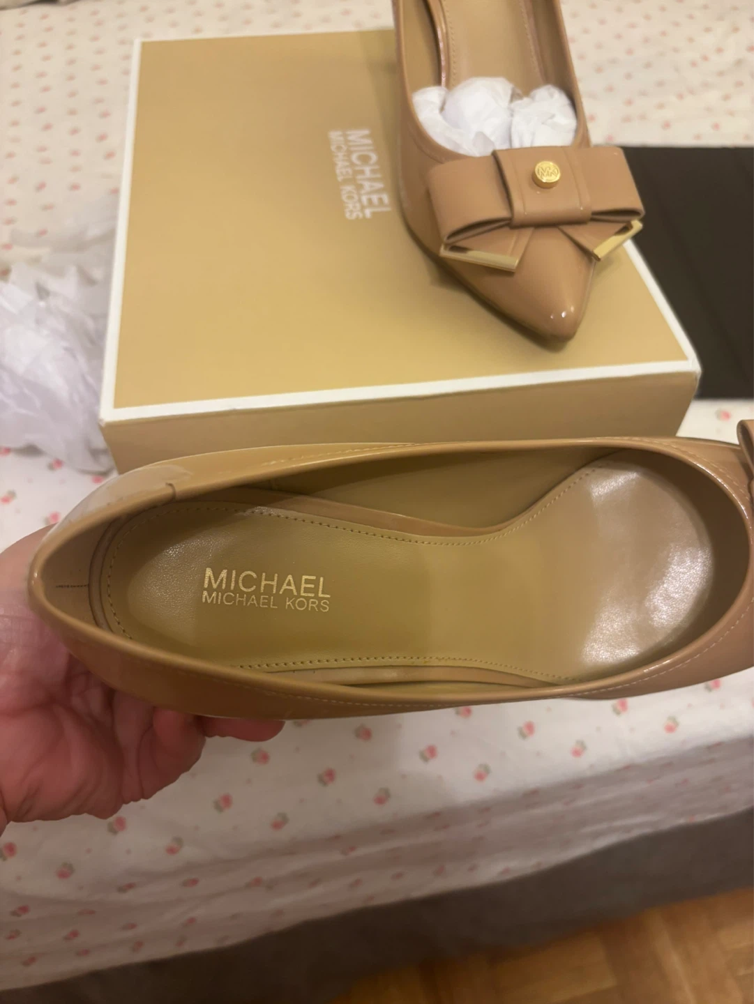 Michael Kors Belle Flex Pump "Toffee" - Size 8M - photo 5