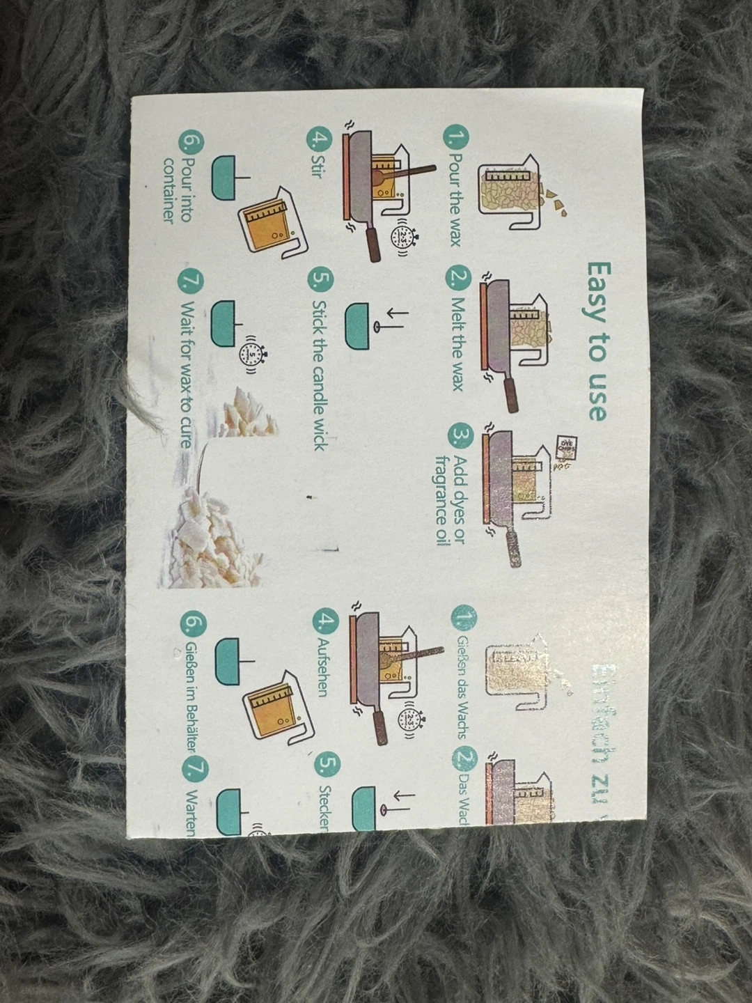 Candle Making Kit with Vanilla Essential Oil - photo 5