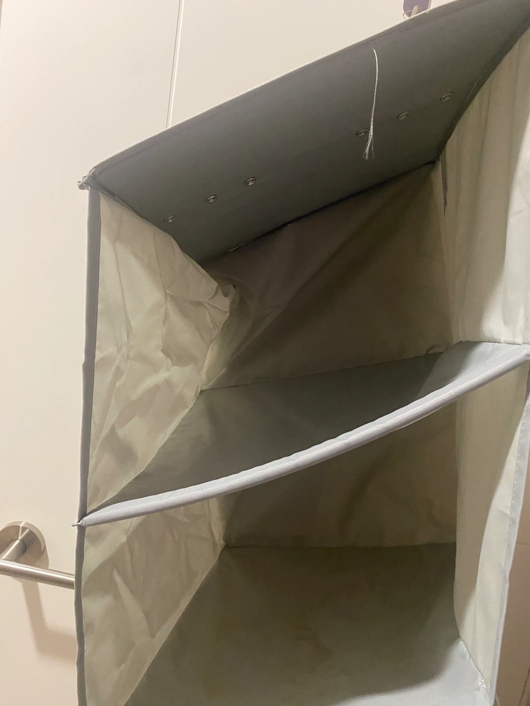 Grey Hanging Closet Organizer Shelf - photo 5