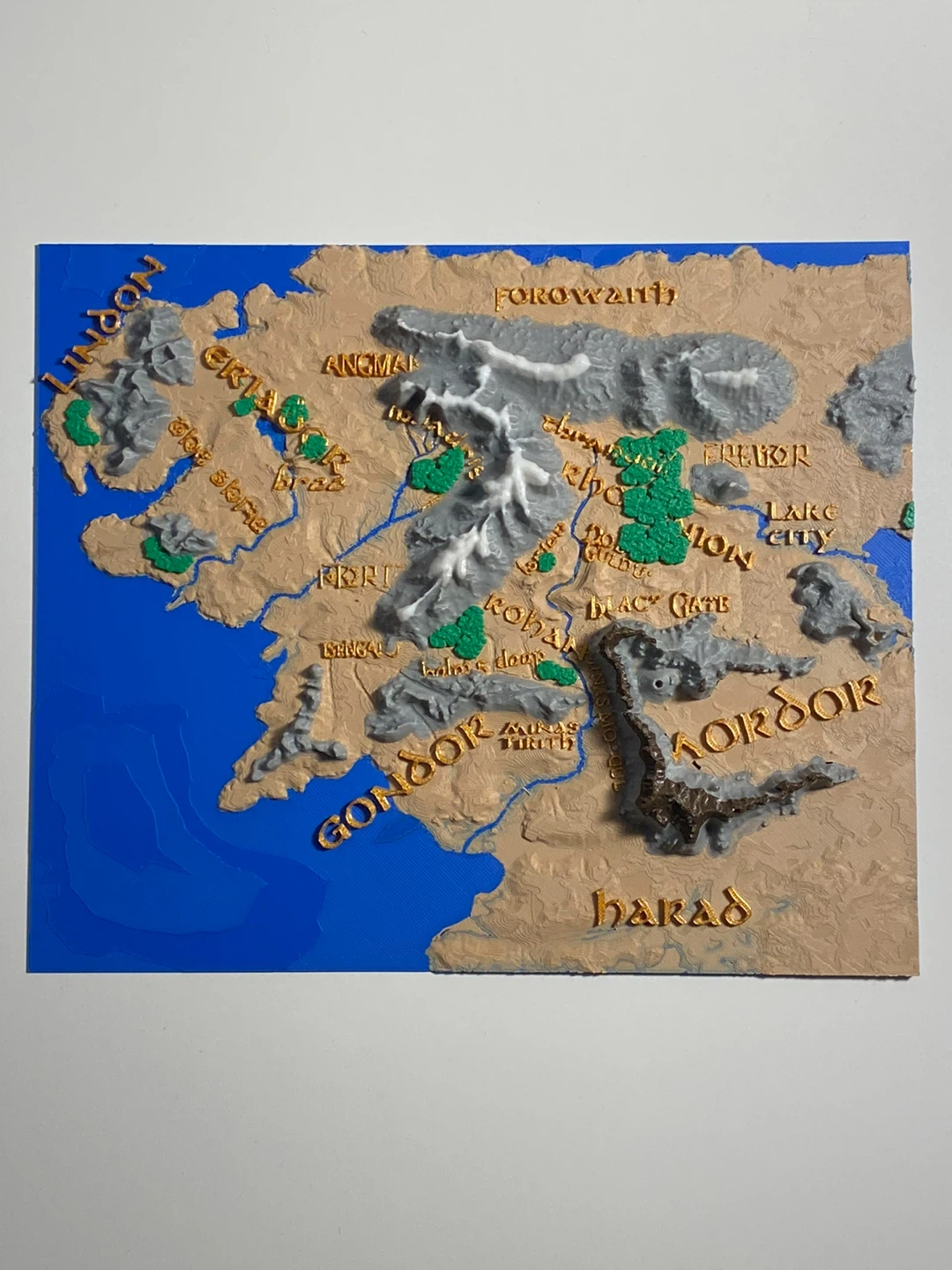 The Lord of the Rings Middle-earth 3D Map - photo 2