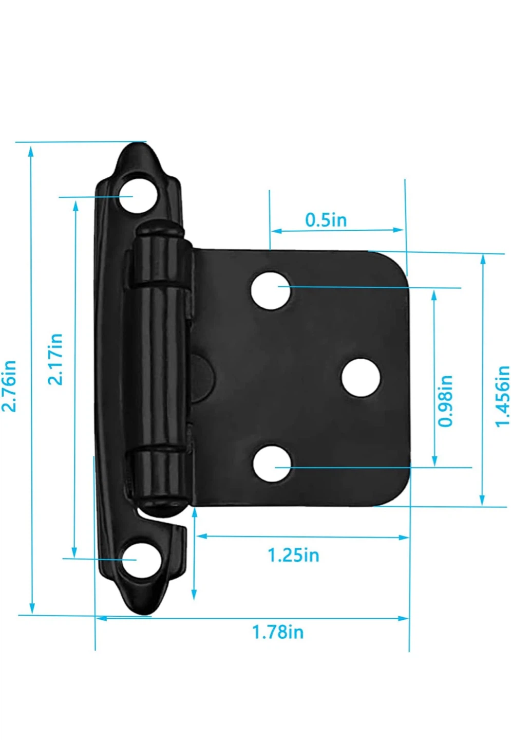 Black Cabinet Hinges - photo 4
