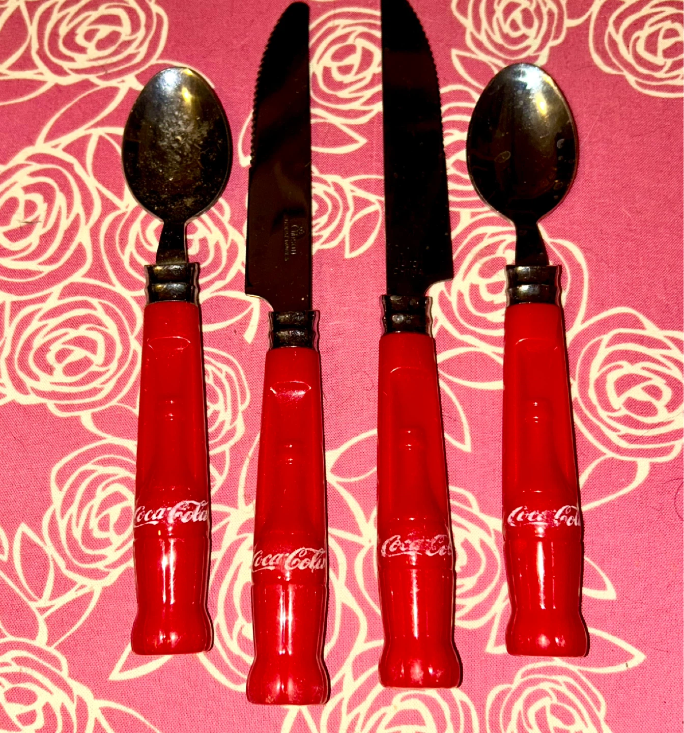 Vintage Gibson Coca-Cola Cutlery Utensil Set - photo 2