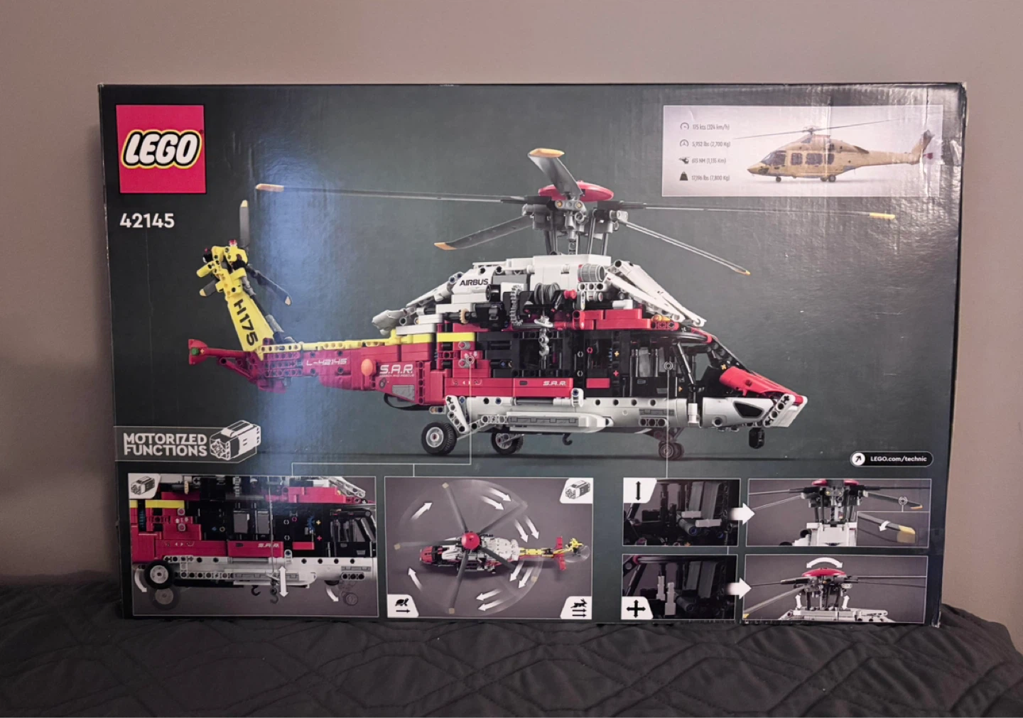 LEGO Technic 42145 Airbus H175 Rescue Helicopter Set