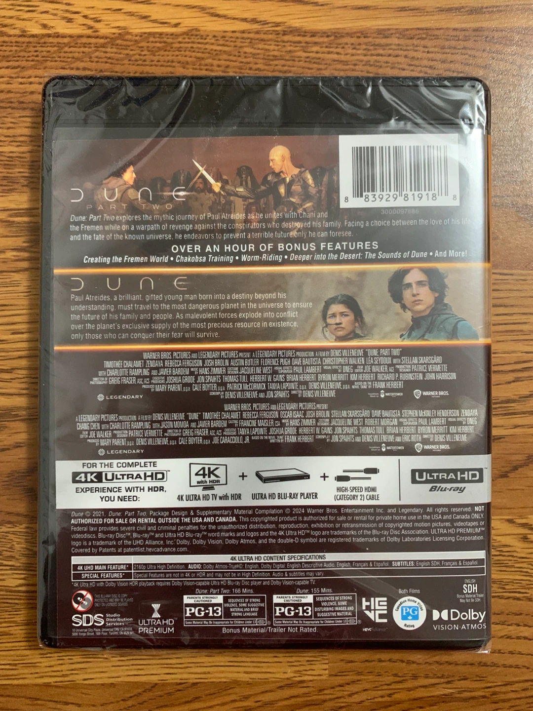 Dune 2-Film Collection UHD-BD - photo 2