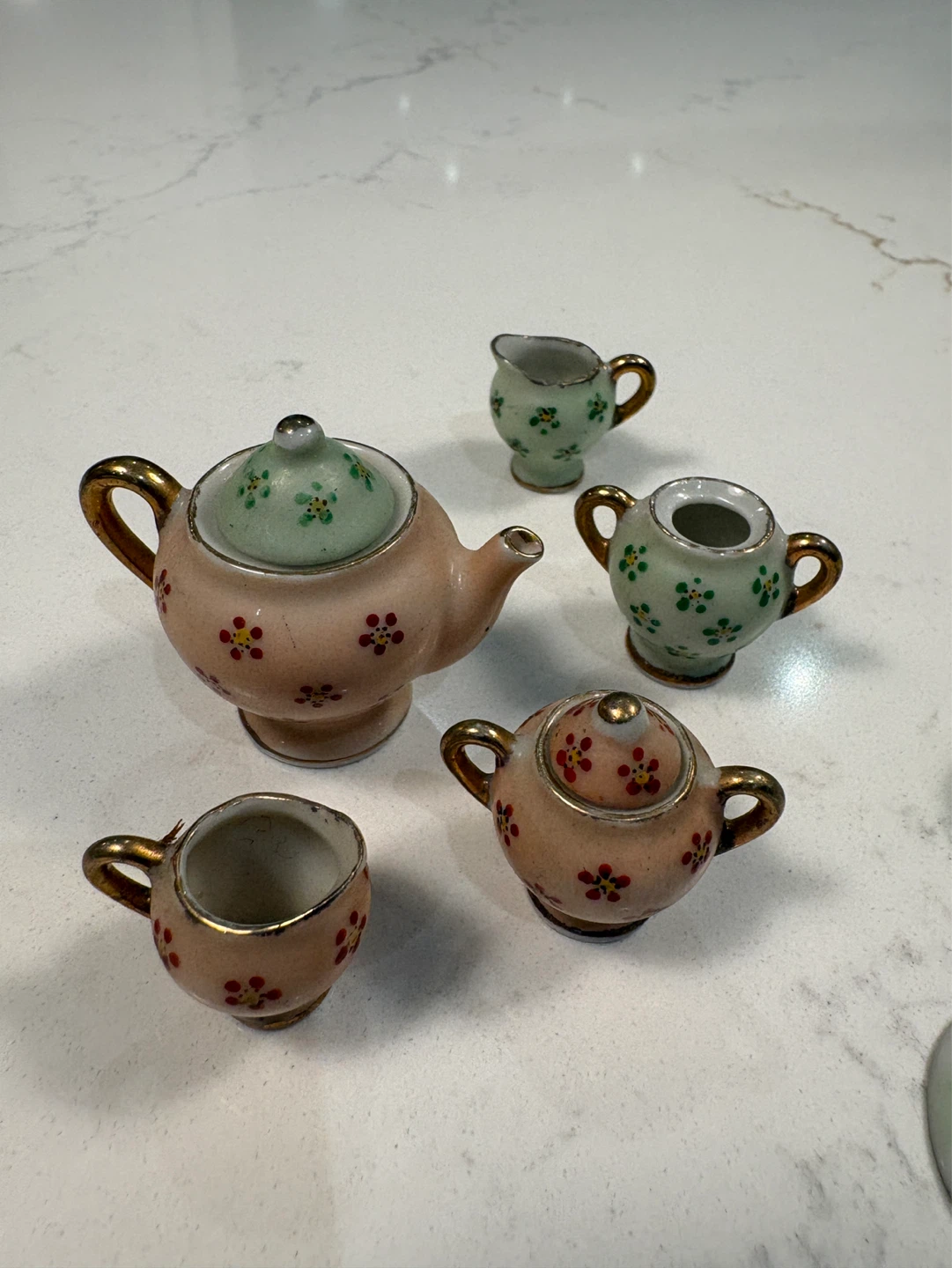 Vintage Miniature Tea Set from Occupied Japan - photo 5