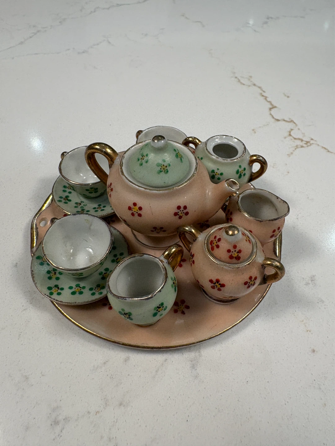 Vintage Miniature Tea Set from Occupied Japan