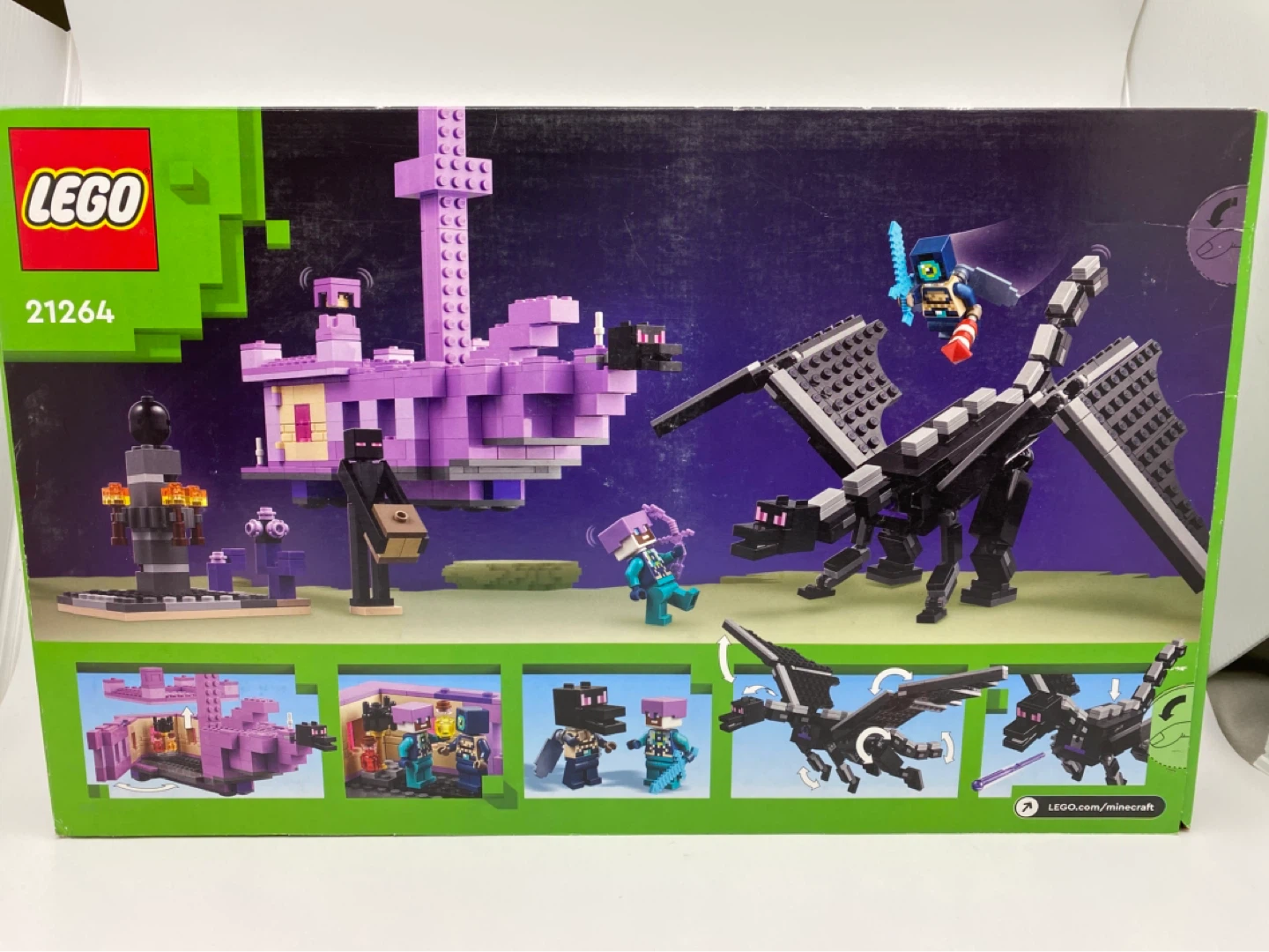 Lego Minecraft The Ender Dragon and End Ship Set 21264 - photo 2
