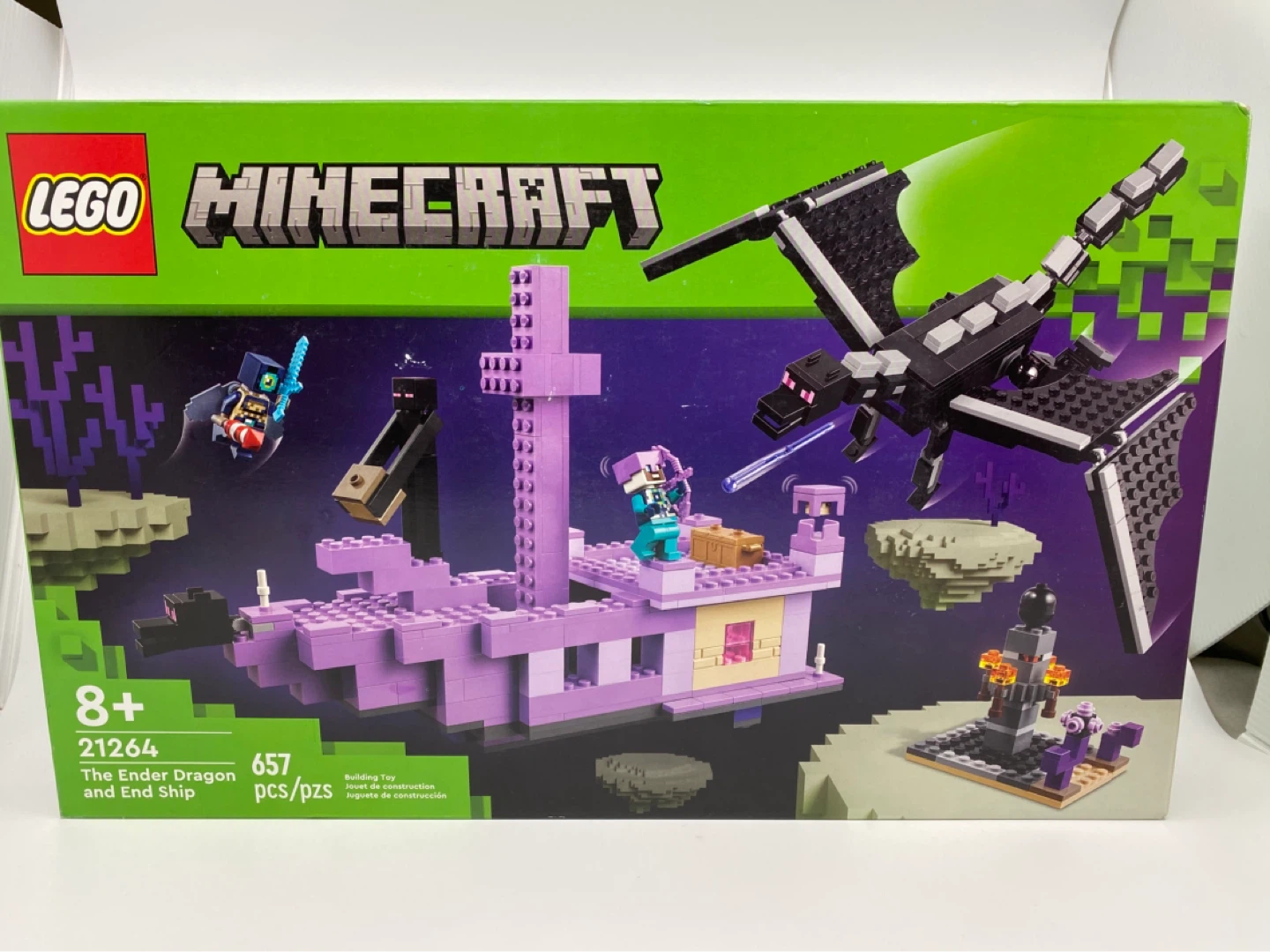 Lego Minecraft The Ender Dragon and End Ship Set 21264