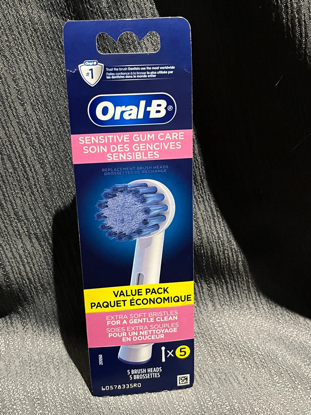 Oral-B Sensitive Gum Care Replacement Brush Heads - 5 Pack