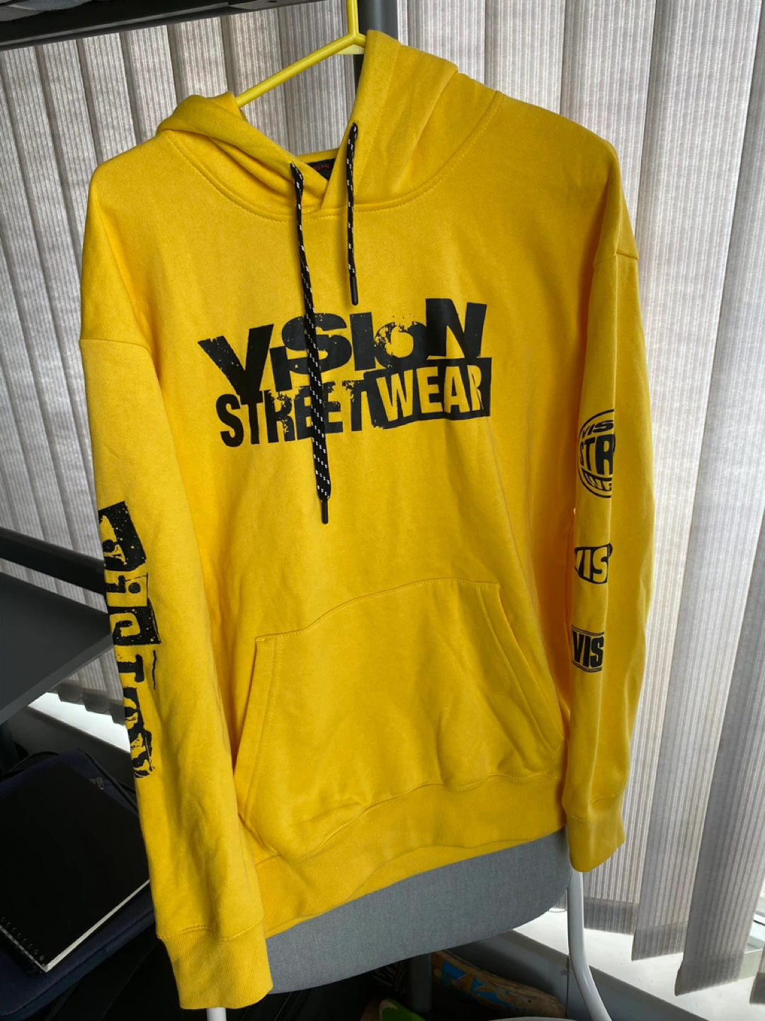 Vision Streetwear Yellow Hoodie